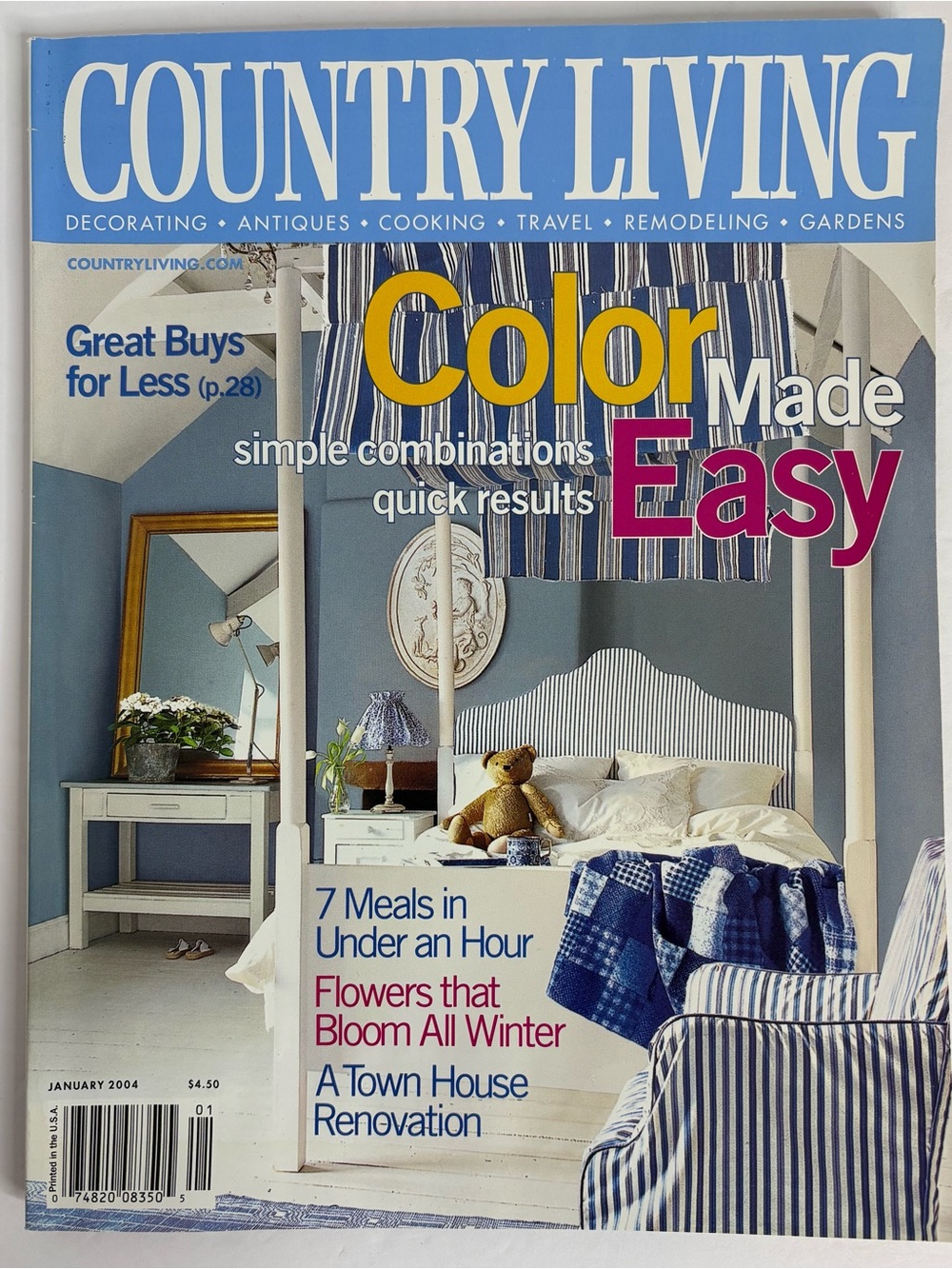 Country Living Magazine January 2004